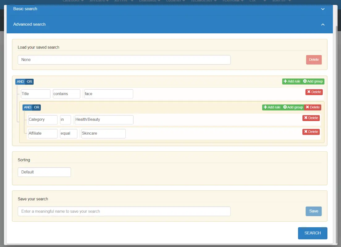 advanced search socialadspyder review