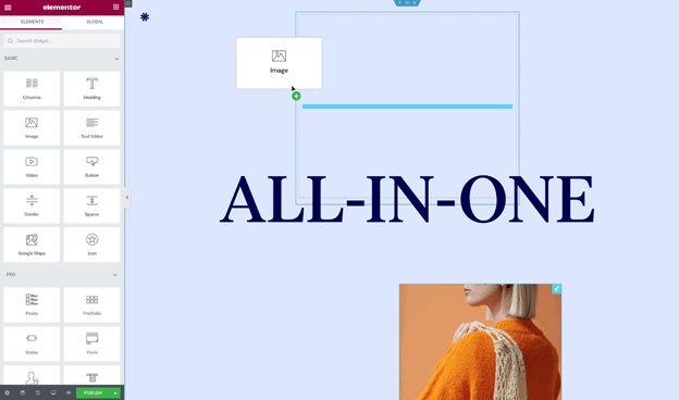 elementor site builder