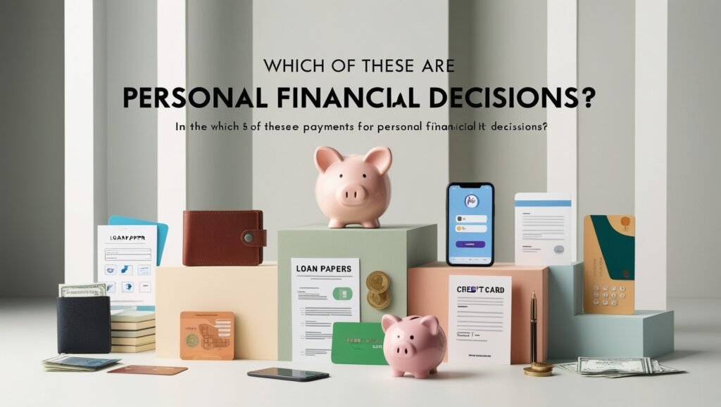 Which of These Are Personal Financial Decisions?